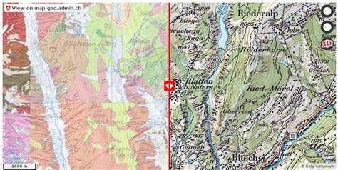 Two Maps Showing The Location Of Different Areas