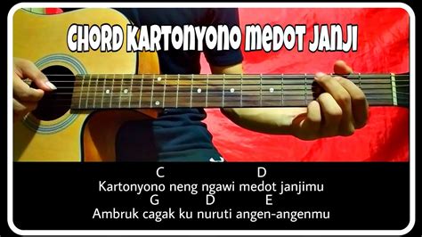 Chord Gitar KARTONYONO MEDOT JANJI DENNY CAKNAN Pemula YouTube