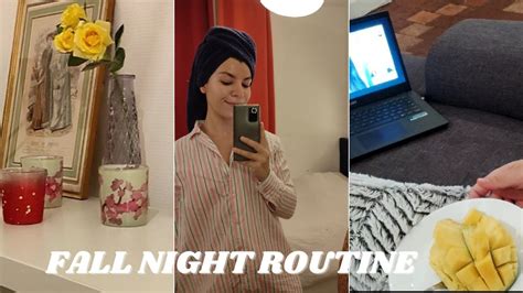 Ma Night Routine En Automne Sport Skincare Chill Youtube