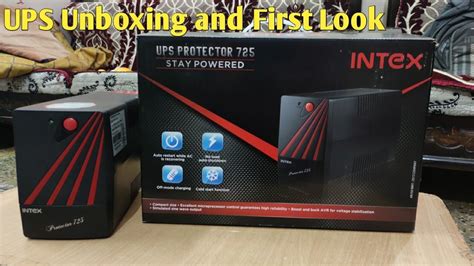 UPS Unboxing First Look Intex UPS Protector 725 YouTube