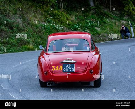 Alfa Romeo C Super Sprint Touring On An Old Racing Car In