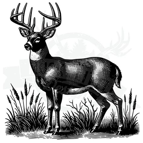 Broadside Deer Svg Proud Deer Svg Whitetail Deer Svg Deer Hunting Hunting Svg Big Buck Svg