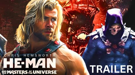 He Man Live Action Movie Trailer Chris Hemsworth Warner Bros