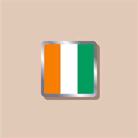 Premium Vector Illustration Of Ivory Coast Flag Template