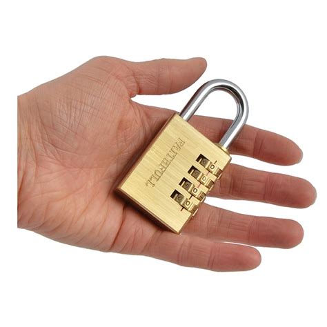 Faithfull 38mm Brass Combination Padlock FAIPLB38COM Sealants And