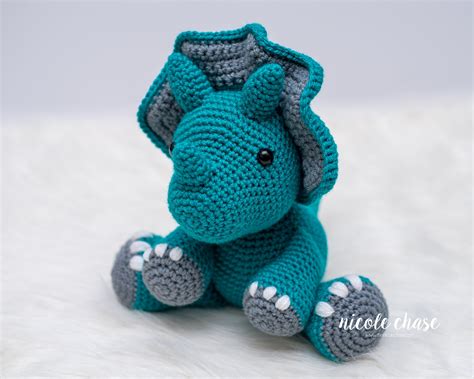 Crochet Pattern PDF Download Dinosaur Crochet Pattern - Etsy