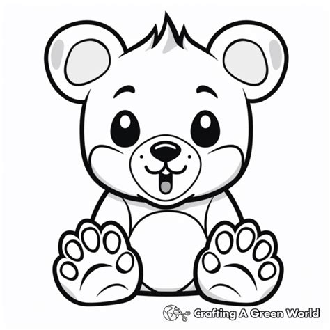 Bear Paw Coloring Pages Free And Printable