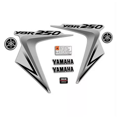 Calcos Yamaha Ybr Moto Gris Metalizada A O En Venta En