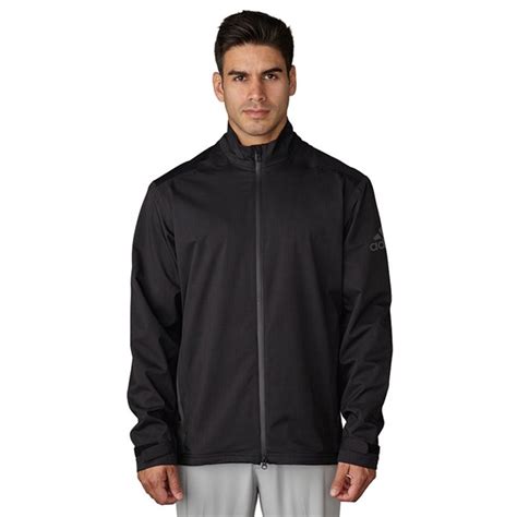 adidas Mens ClimaProof Heathered Rain Jacket | GolfOnline