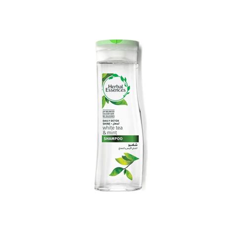 Shop Herbal Essences Daily Detox Shine White Tea And Mint Shampoo 400ml Jumia Egypt