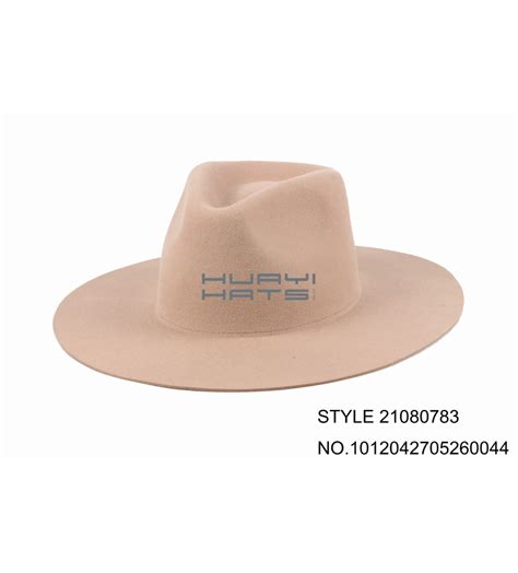 Custom 100 Australian Wool Mens Wide Brim Felt Fedora Hat