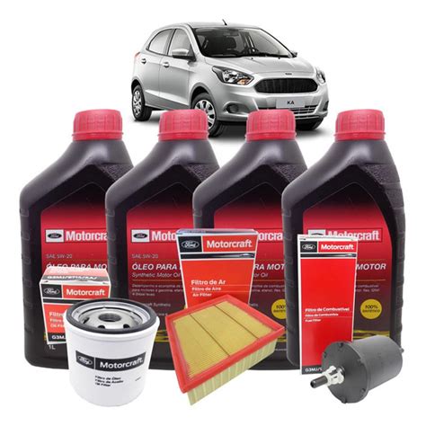 Kit Troca De Oleo Ford Ka Mercadolivre