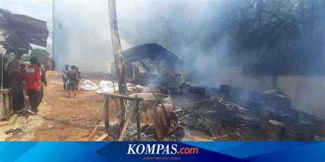 Lupa Matikan Bakaran Sampah Gudang Penimbunan Minyak Jelantah Di