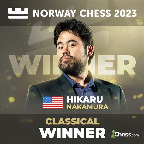 Hikaru Nakamura Wins Norway Chess 2023 Defeating Fabiano Caruana In An