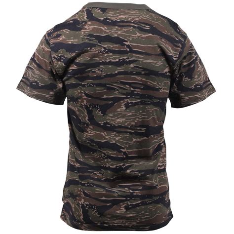 Mens Tiger Stripe Camo T Shirts Camouflage Ca