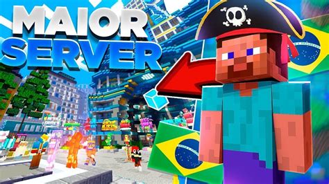 ESSE É O MAIOR SERVIDOR BRASILEIRO NOVO SERVIDOR DE SKYBLOCK VIP