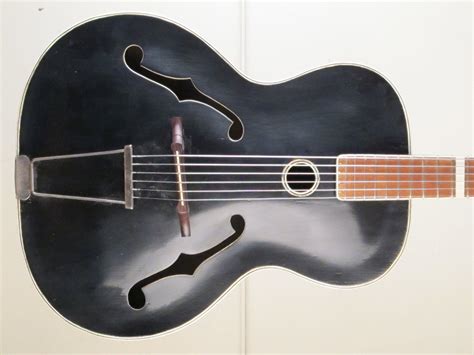 Rare 1949 Rodebald Hoyer Archtop Vintage Jazz Guitar Ebay Vintage