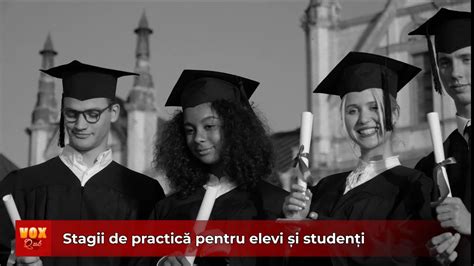 Stagii de practică pentru elevi și studenți VOX YouTube