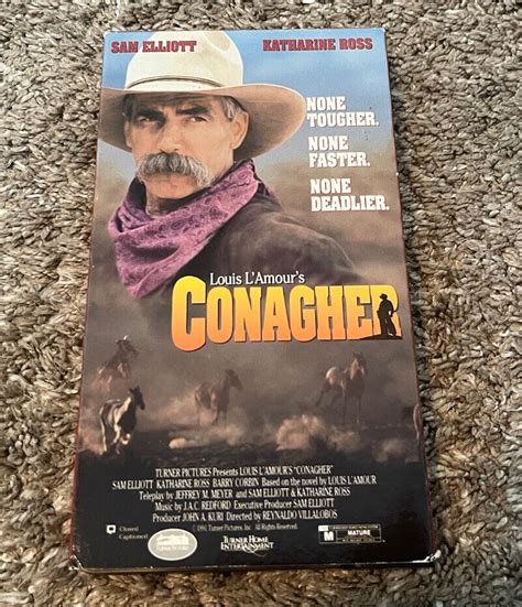 Louis Lamours Conagher Sam Elliott Katherine Ross Vhs 1991 Vhs