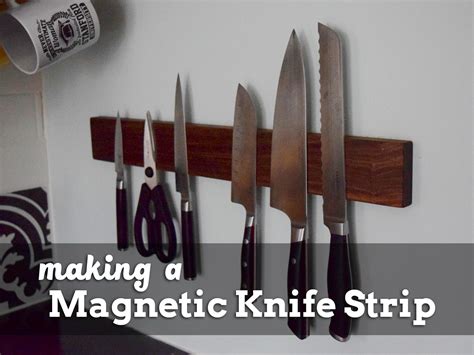 Making a Magnetic Knife Strip - Always Making Things