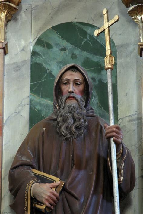 Saint Anthony The Great Stock Image Image Of Devotion