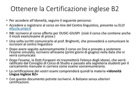 Idoneità B2 inglese Iscrizione laurea magistrale interateneo