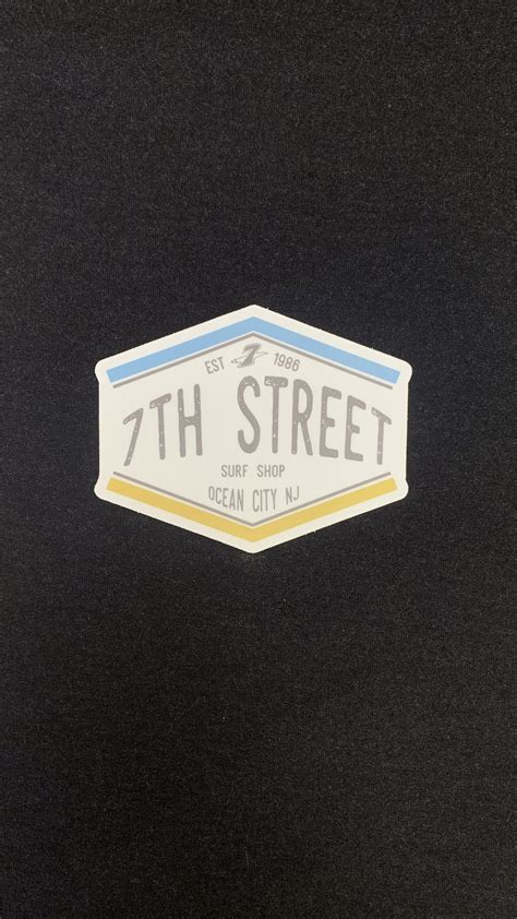 Classic 7 Sticker — 7th Street Surf Shop | Ocean City, NJ