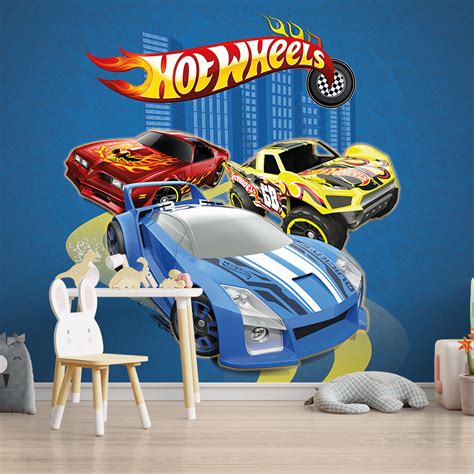 Papel De Parede Infantil Carros Hot Wheels Al Papers