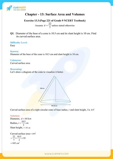 Ncert Solutions Class Maths Chapter Surface Areas And Volumes