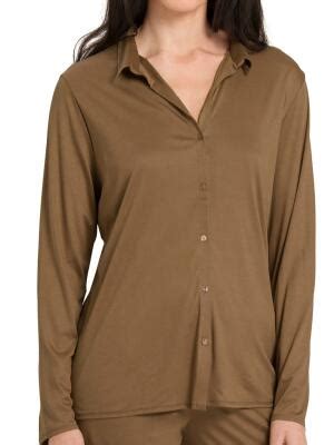 Hanro Grand Central Shirt Langarm Fuer Damen Hw Dornbeck D