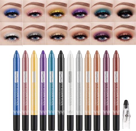 Pakivs Lot De B Tons De Fard Paupi Res Crayon Eyeliner Multi