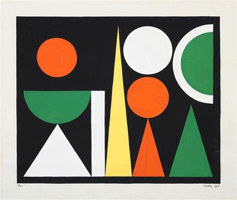 Auguste Herbin Geometric Abstraction Works On Paper