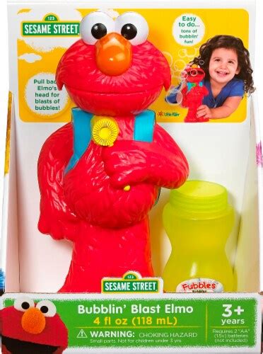 Sesame Street Bubblin' Blast Elmo & Bubble Solution - Red, 1 ct - Kroger