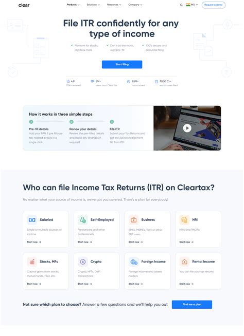 How To File Itr Income Tax Returns On Cleartax Income Tax E Filing