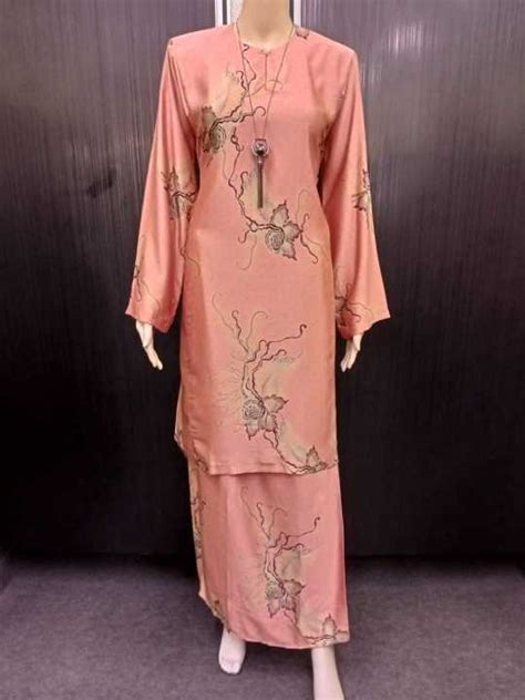 Baju Kurung Pahang Batik Seta Pura Silk KSP22064 BBS Lazada