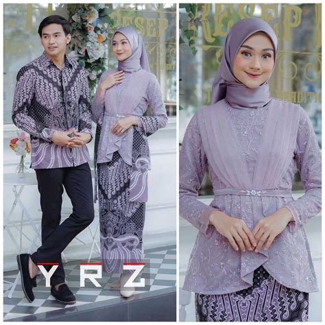 Jual Baju Couple Batik Kebaya Brokat Modern Batik Kebaya Lamaran