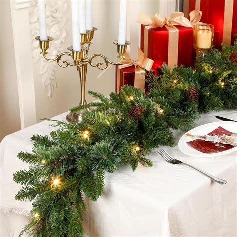 Amazon.com: Alupssuc 6FT Prelit Christmas Garland Decorations