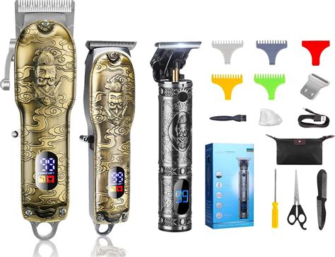 Suttik Professional Hair Clippers For Men Beard Trimmer Set