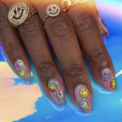 Pinterest Is Seeing An Uptick In Searches For Smiley Face Nails Here