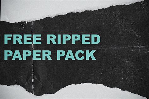 Free Ripped Paper Pack Free Design Resources