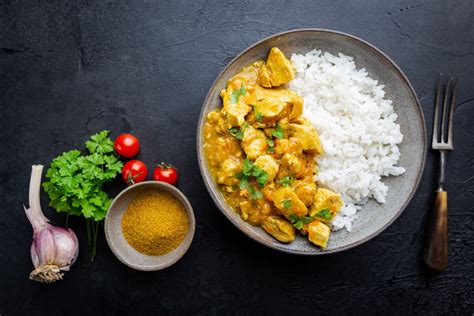 Pollo Al Curry Con Arroz Calisa