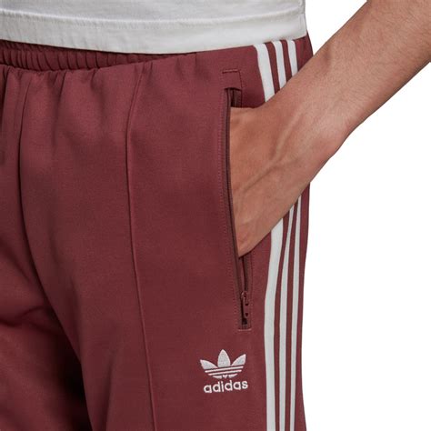 Adidas Originals Adicolor Classics Beckenbauer Pants Burgundy Viaductclothing