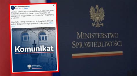 Ziarkiewicz Przetrzymywa Akta Spraw W Gara U P O Prokurator Krajowy