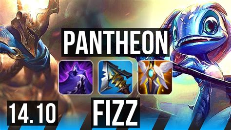 PANTHEON Vs FIZZ MID 76 Winrate 8 Solo Kills Legendary 16 3 5