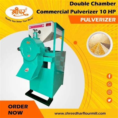 Semi Automatic Commercial Flour Mill 10 Hp 100 Kg Hr At Rs 45000 Piece