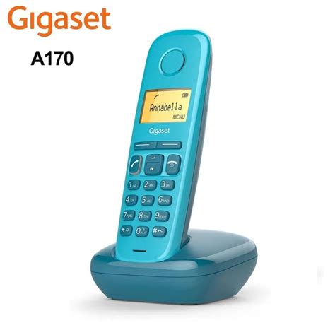 TELÉFONO INALÁMBRICO GIGASET A170 ECO DECT AQUA BLUE - Conectrol, S.A ...