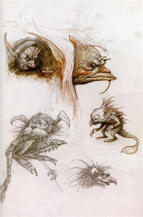 Concept Art By Elliot Scott Images 13 And Brian Froud Jim Hensons