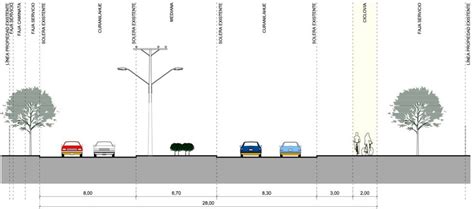 Perfil Transversal Calle Curanilahue Hualpén Cortesía De Arquitectos