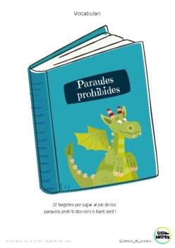 Sant Jordi Paraules Prohibides By Coses De Mestres Tpt