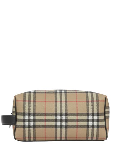 Burberry Vintage Check Wash Bag Farfetch